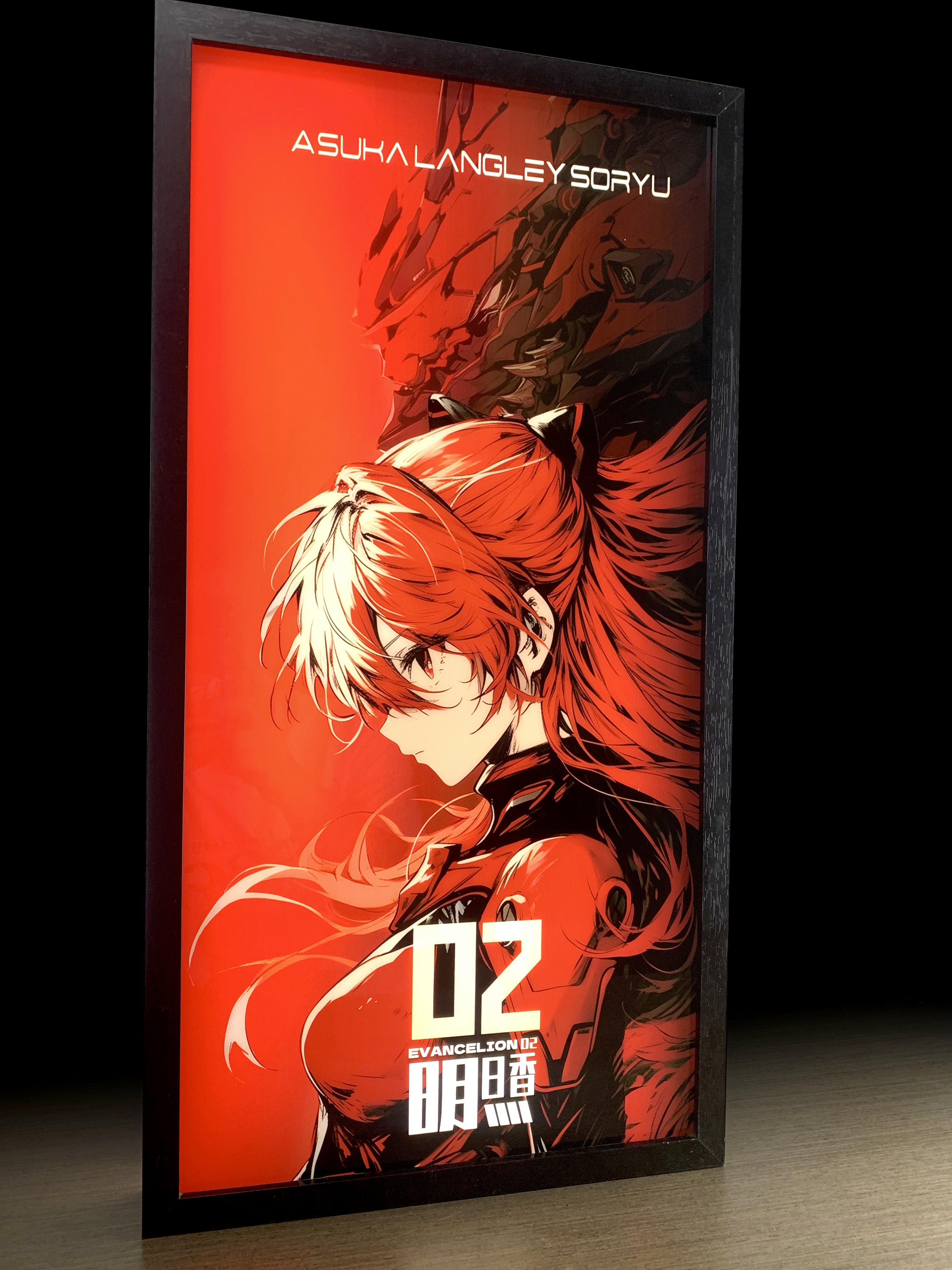 IN-STOCK MOMO Studio - EVA - Decorative Painting of Asuka Langley Soryu & Ayanami Rei Painting Scene-