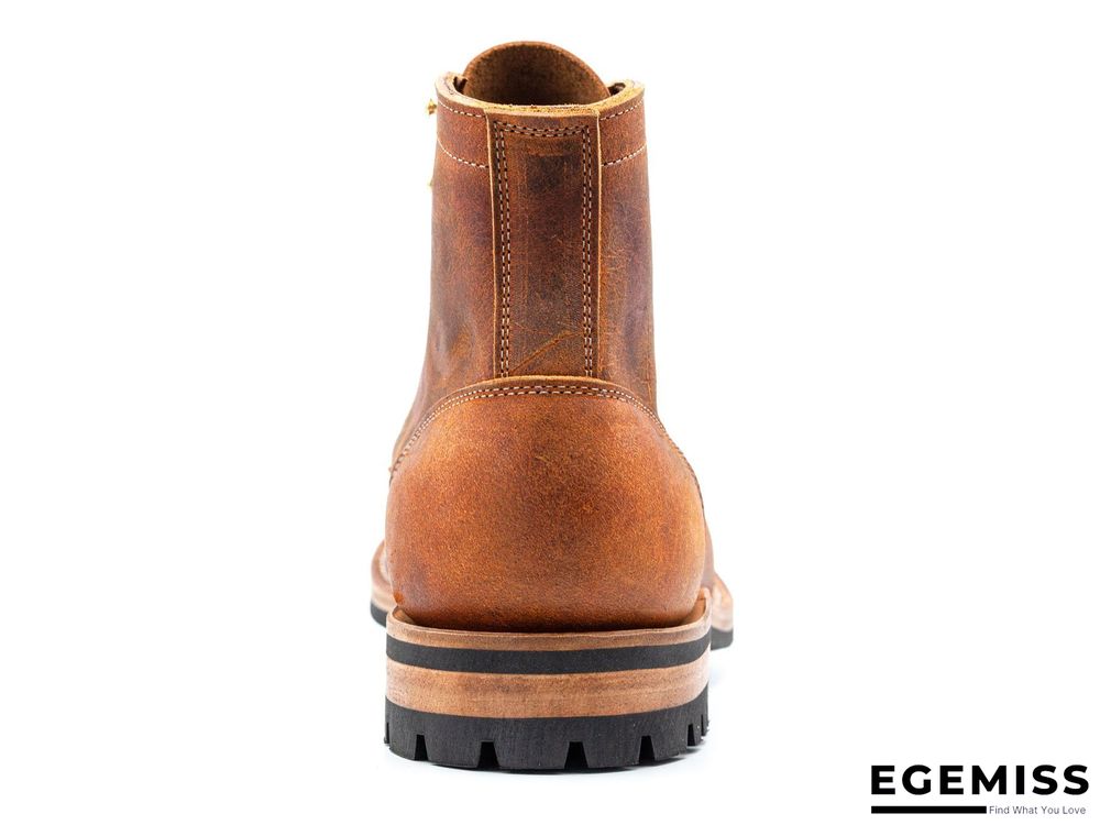 Cow Split Leather Men Boots Comfortable Boots Men Footwear Rubber Ankle Boots Men's Shoes | EGEMISS