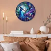DIY Peacock Special Shape Diamond Painting Clock