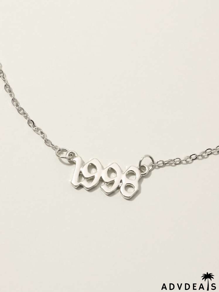 Number Charm Necklace