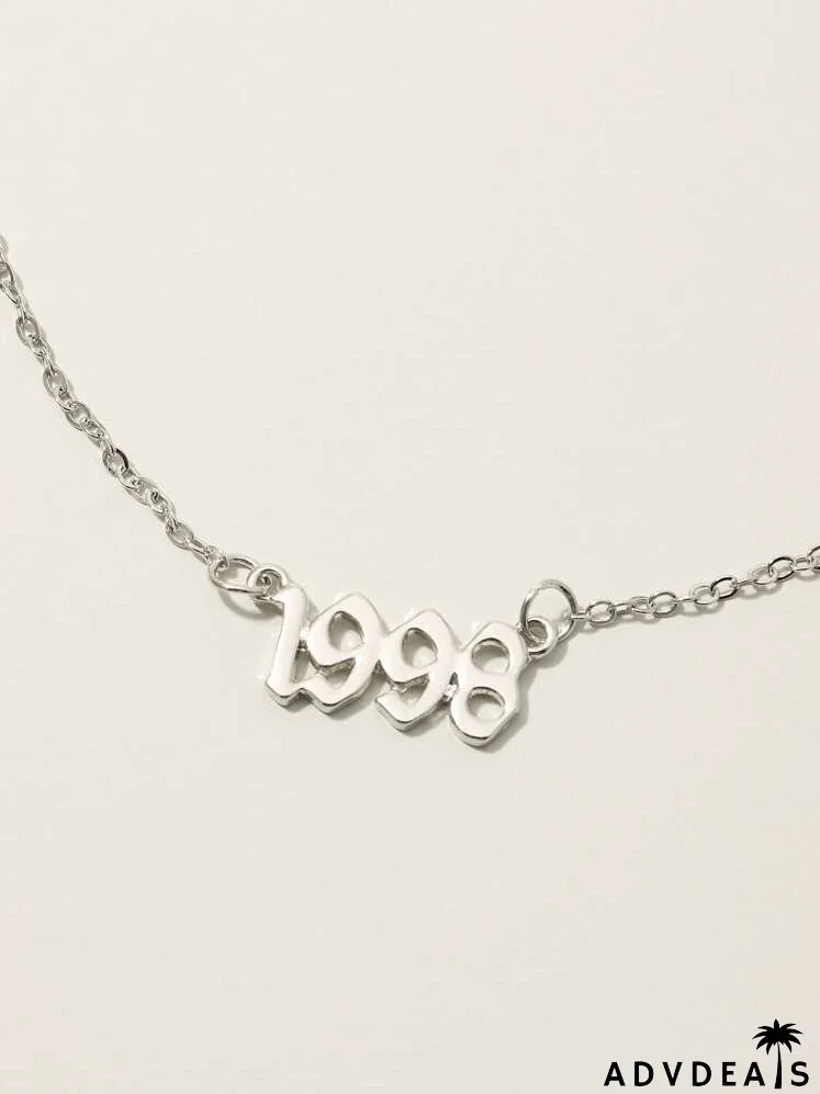 Number Charm Necklace