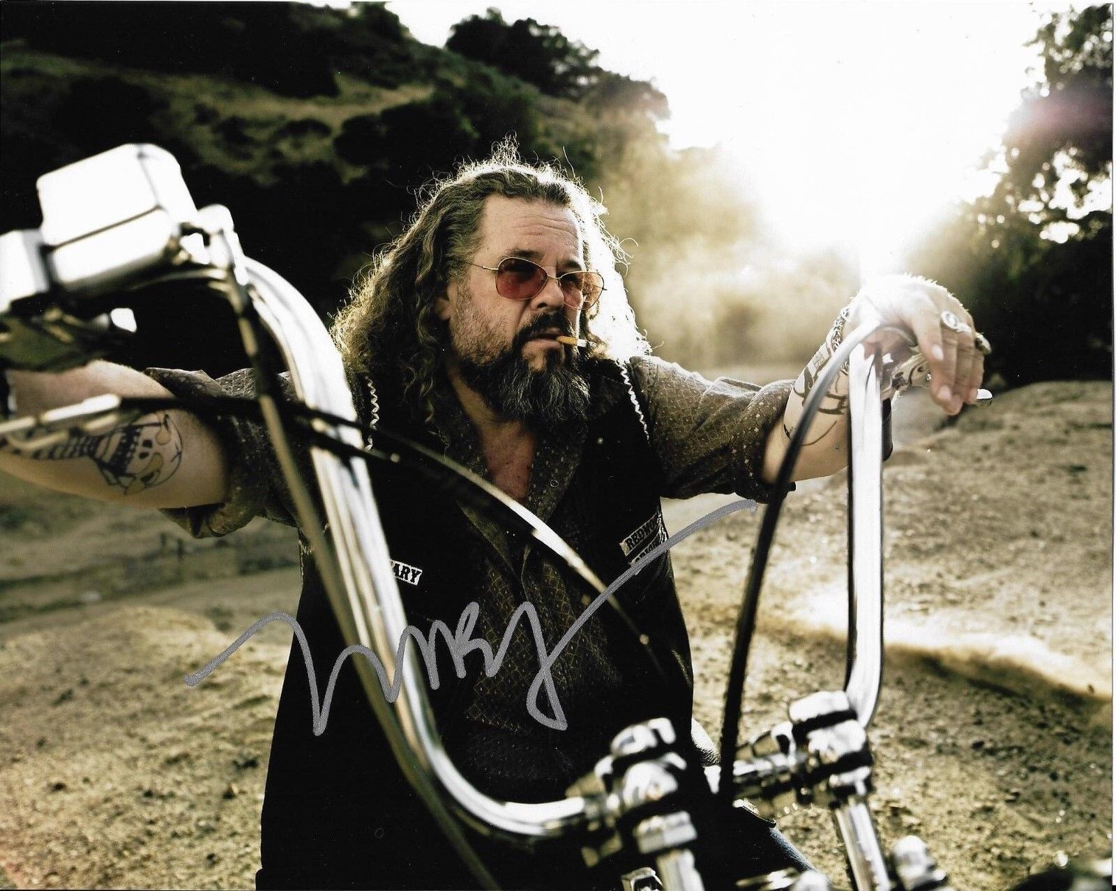 MARK BOONE BOBBY signed autographed SONS OF ANARCHY 8x10 Photo Poster painting SOA w/COA