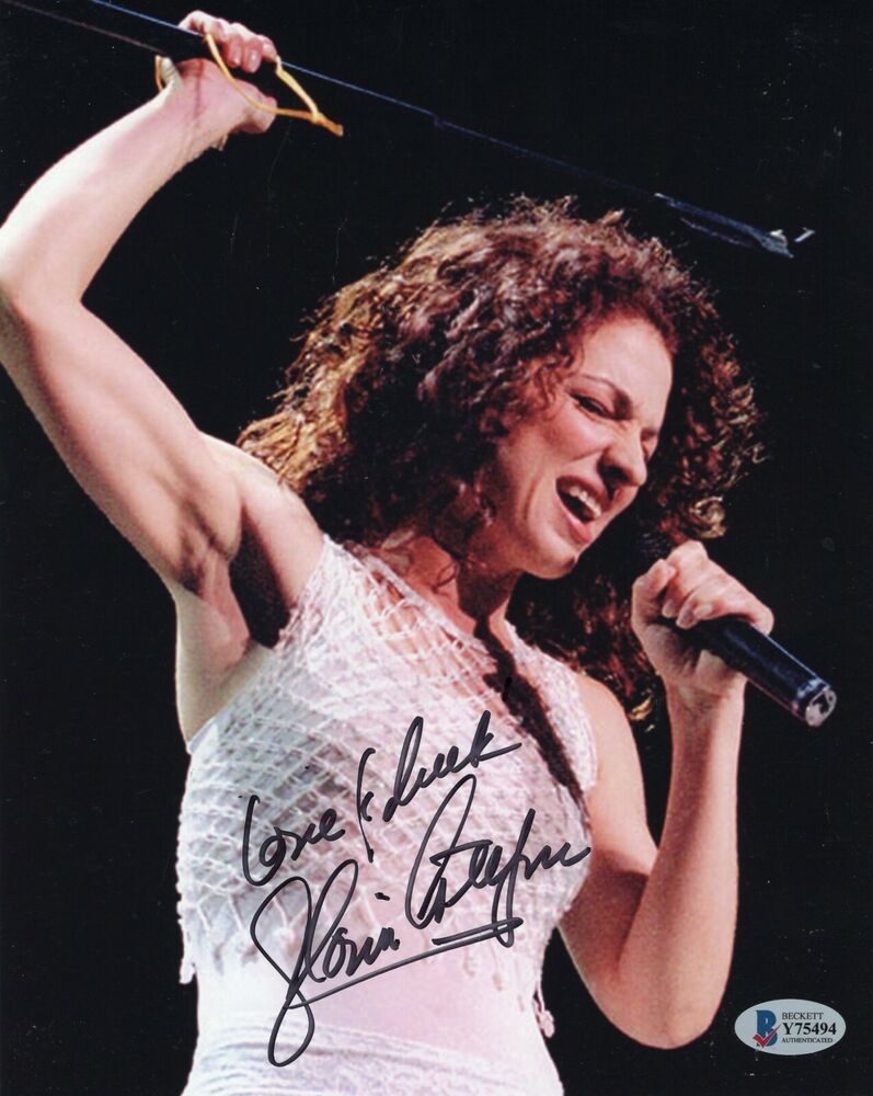 Gloria Estefan Signed Miami Sound Machine 8x10 Photo Poster painting w/Beckett Y75494