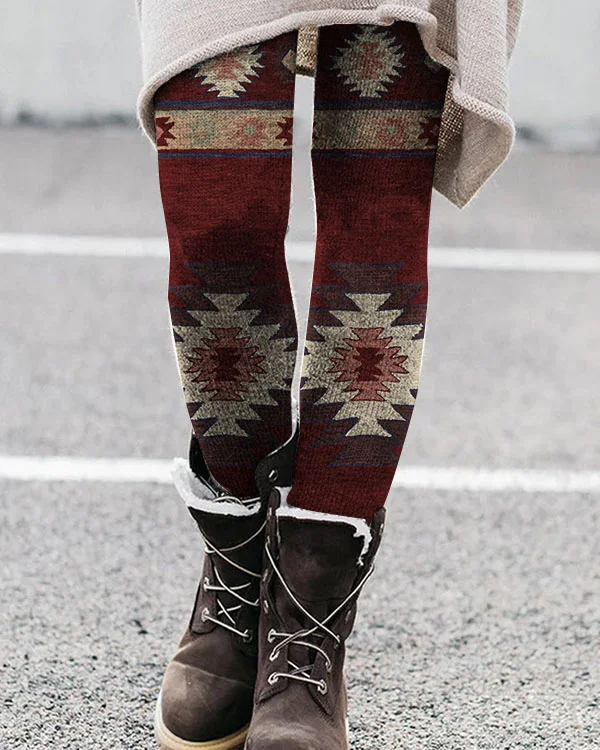 Western Ethnic Tribal Leggings