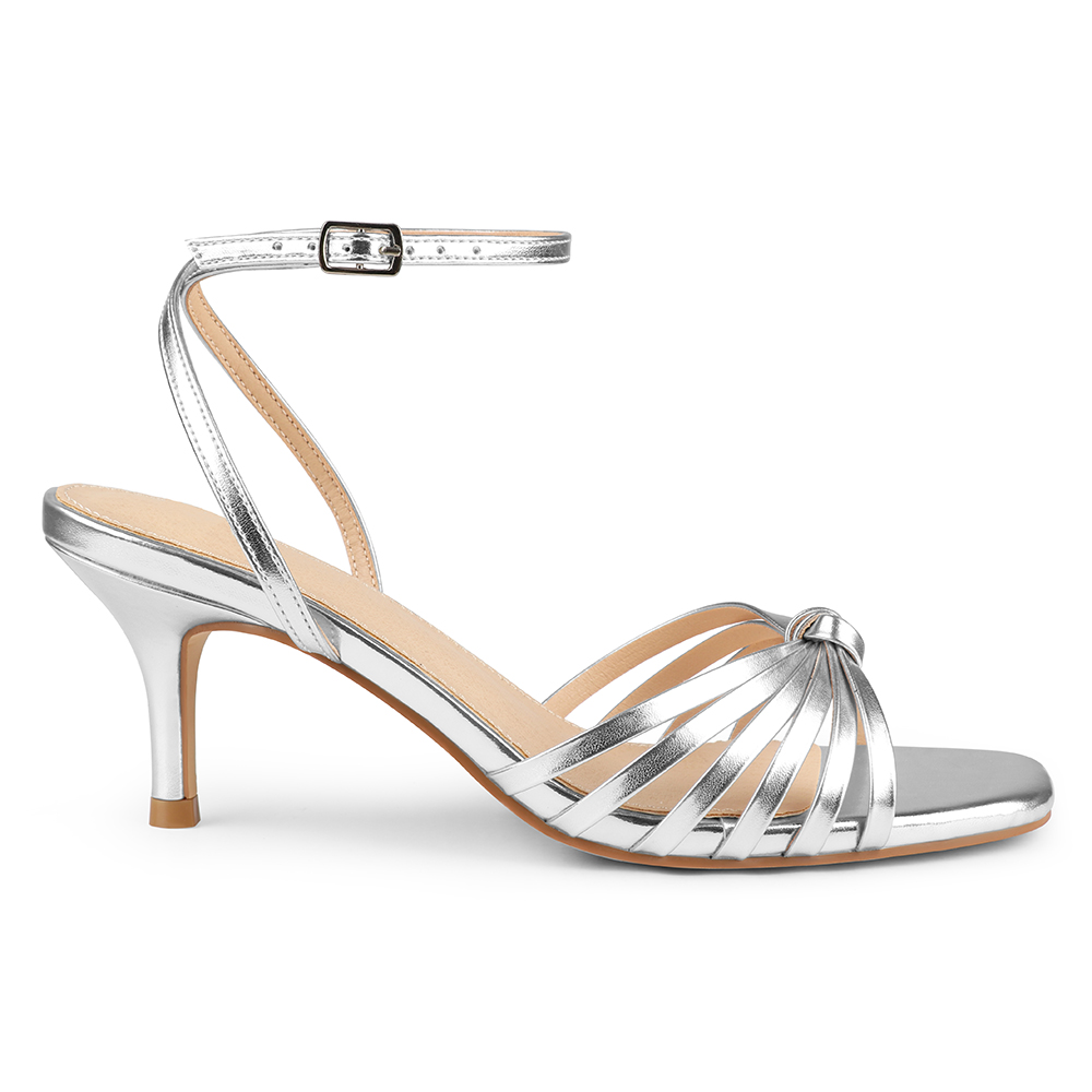 65mm Open Toe Sandals Ankle Strap High Heel Apricot Bottom Summer Shoes Wedding Shoes Matte-MERUMOTE
