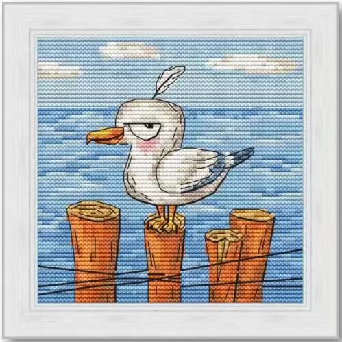 [CC801-Emotionally unstable seagull]  Painting Fairy Cross Stitch