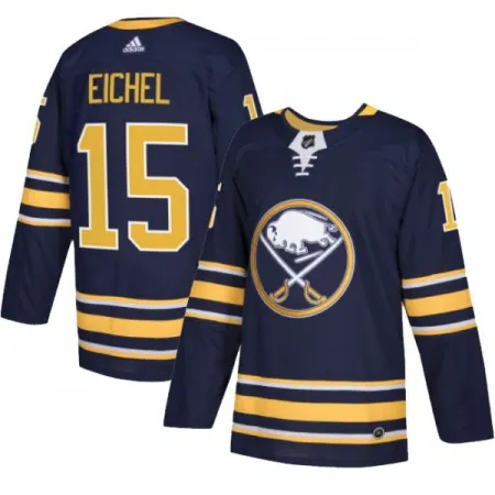 Men's  Buffalo Sabres #15 Jack Eichel Navy Stitched NHL Jersey