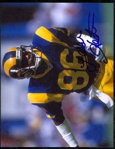 Jesse Hester Autograph 8x10 Rams Photo Poster painting Jsa Authentic