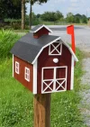 🔥Hot Sale🏠Handmade Rustic Barn Mailbox-mysite-Adracos
