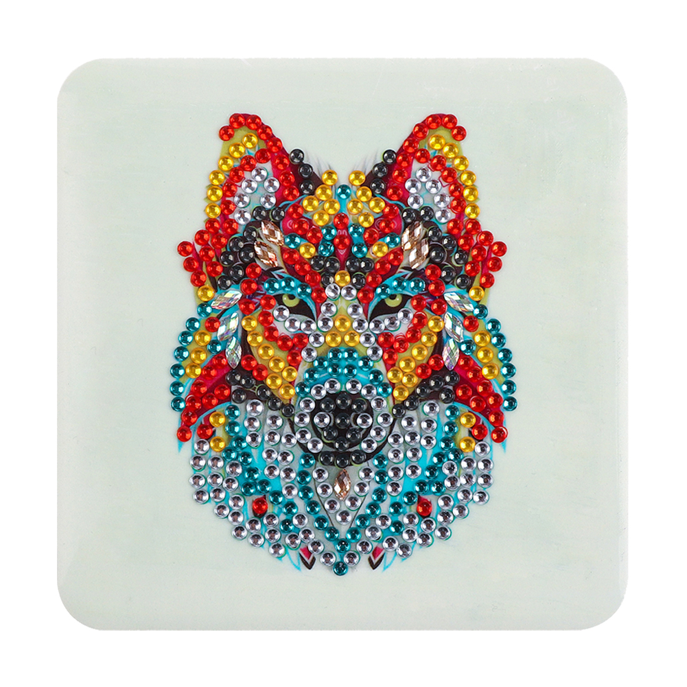 

Wolf Veiling - 5D DIY Craft Storage Box - 11*11CM, 501 Original