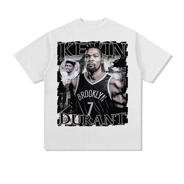 Kevin Durant Shirt Kevin Durant Printed Vintage Short Sleeve T-shirt for Men and Women