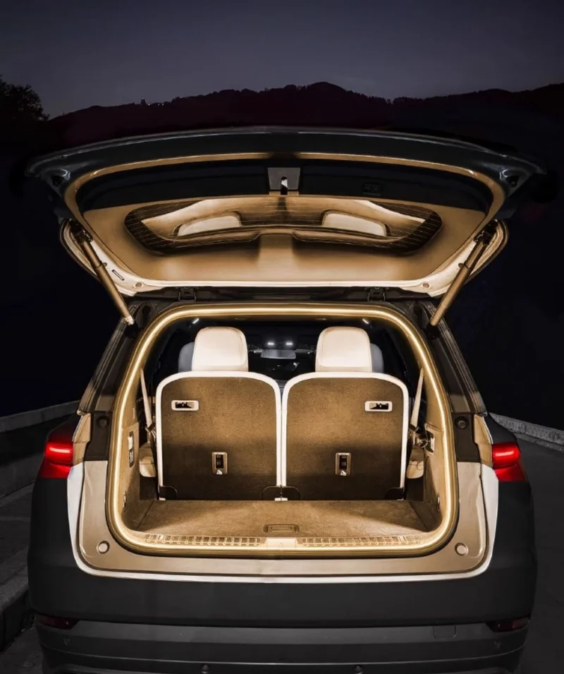Car modified trunk LED light strip