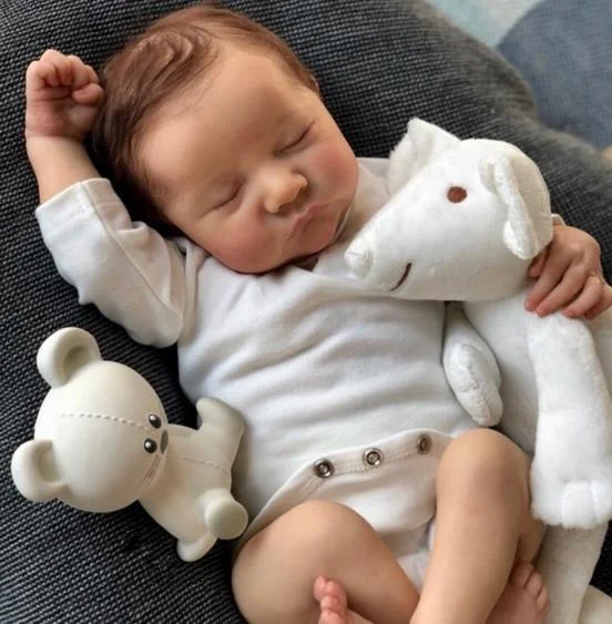 Reborn Realistic Boy 20'' Soft Sleeping Silicone Babies Dolls, Birthday Present 2023 with "Heartbeat" and Coos Cylar -Creativegiftss® - [product_tag] Creativegiftss®