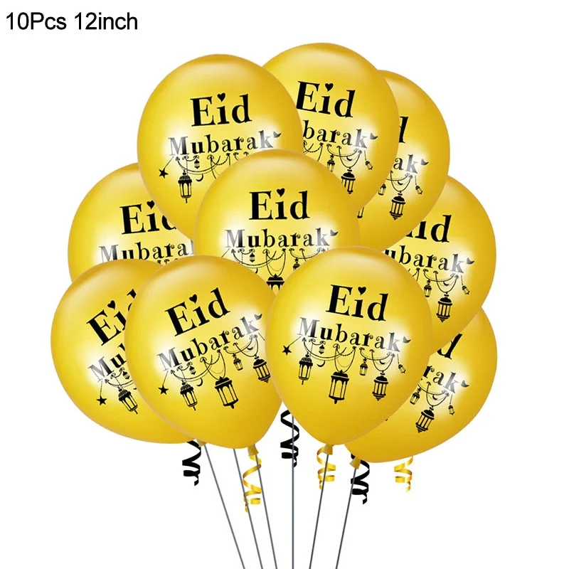 Wooden EID Mubarak Decoration Ramadan Mubarak Ornaments Islamic Muslim Pendant Eid Al Adha Party Supplies Ramadan Kareem Gifts