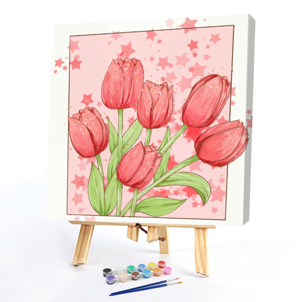 

20*20CM - Paint By Numbers - Tulip, 501 Original