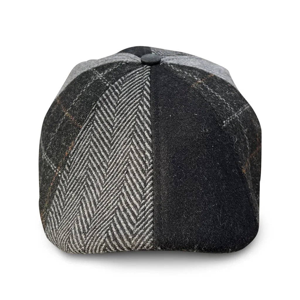 Hatsfashion-The Bootstrap   Cap - Black & Grey Plaid