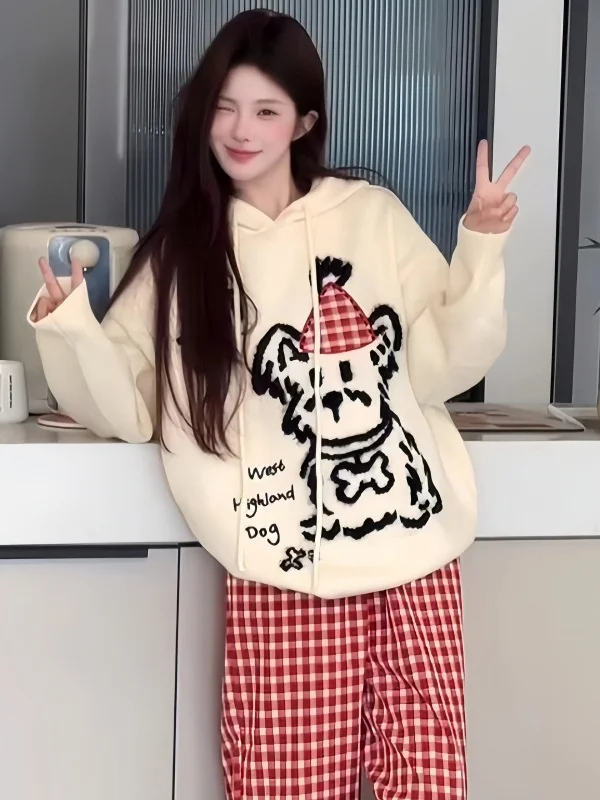 Athvotar Athvotar Lazy Air Soft Glutinous Sweater Women 2025 Winter New Korean Wearing Sheep Velvet Knitted Shirt Tide