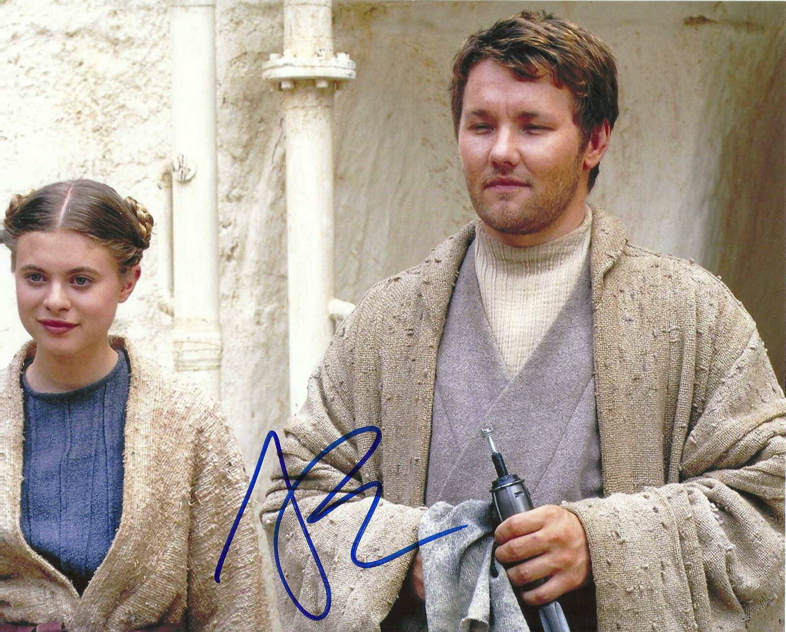 JOEL EDGERTON 'STAR WARS' OWEN LARS SIGNED 8X10 PICTURE *COA 2