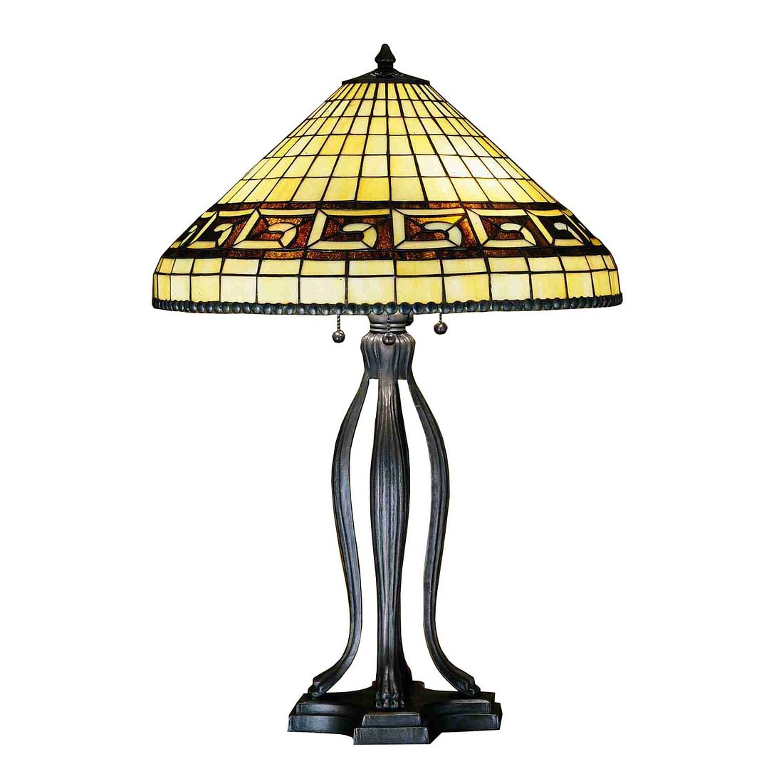 Greek Key 30" Table Lamp