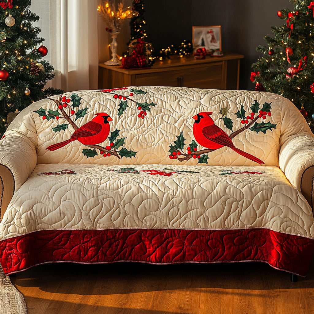 Evergreen Companions Quilted Sofa Cover NCU0DV8518 everthome