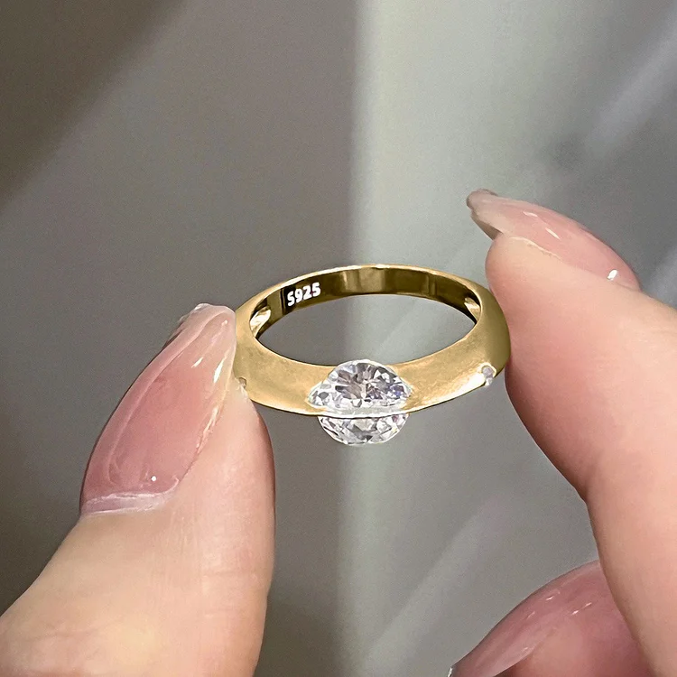 💎Sterling Silver Cosmic Stellar Rotatable Diamond Ring