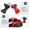 Tech Diving Leggings Knife Cover Double Pocket Diving Strap Knife Pouch (Black)