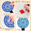 DIY Diamond Painting Mirror Kit for Adults Kids Beginners (Mandala)