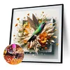 (US Local)Hummingbird Out of the Frame-Full Round Diamond Painting(40x40cm)