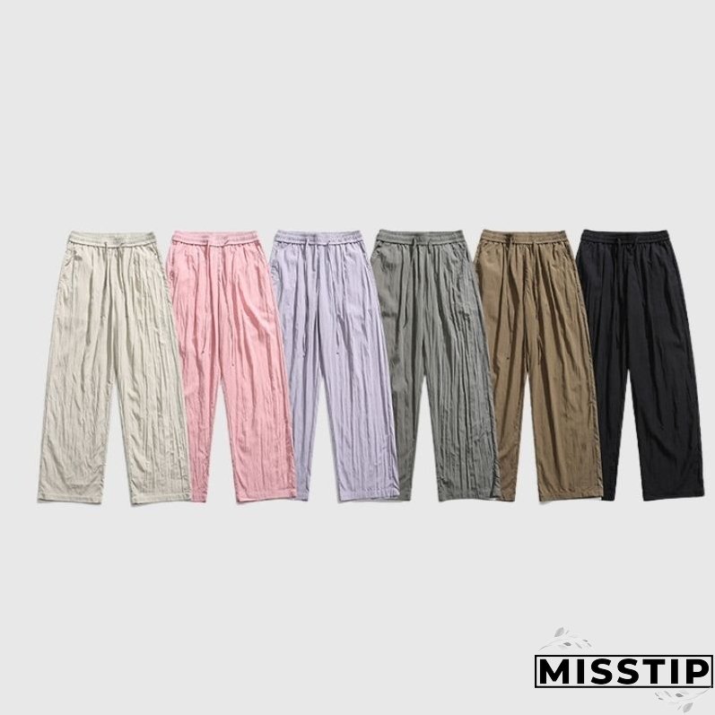 Simple Straight Leg Yamamoto Pants
