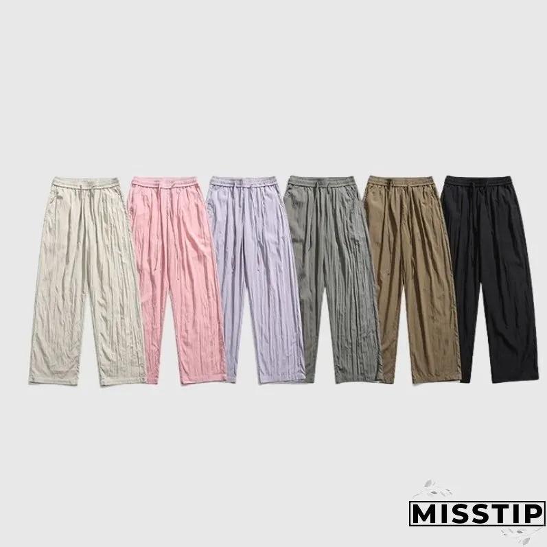 Simple Straight Leg Yamamoto Pants