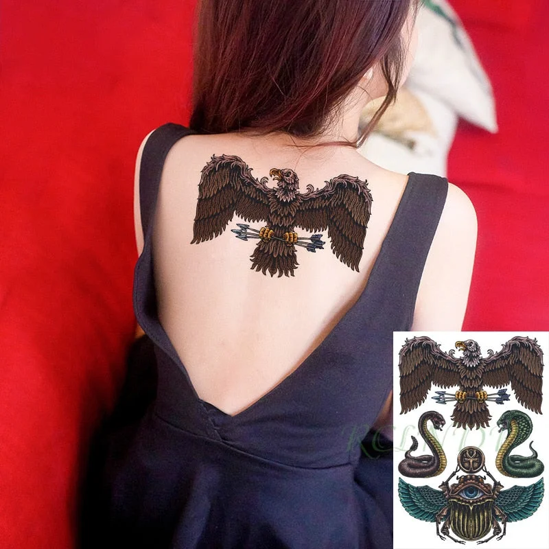 Waterproof Temporary Tattoo Sticker Halloween cool Tribal totem fake tatto Sex flash tatoo tatouage Stickers for girl women men