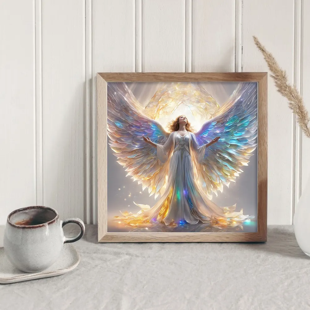 Diamond Painting - Full Round Drill - Winged Angel(Canvas|40*40cm)