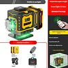 Infrared laser level, high precision, strong light, suitable for outdoor use, compact and multi-functional automatic leveling device