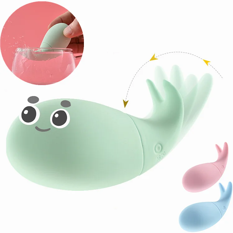 Vibrating Egg Fish Shaped Silicone Bullet Egg Vibrator