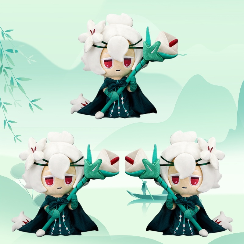 White lily Cookie Plush 3pcs Steal A Brainrot Festive 67 Plush