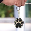 8PCS doppelseitige Diamant-Schl&uuml;sselanh&auml;nger-Hundepfoten f&uuml;r die Handtaschendekoration f&uuml;r Erwachsene