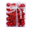30PCS New Year Christmas's Tree 3/11CM Decor Balls Set