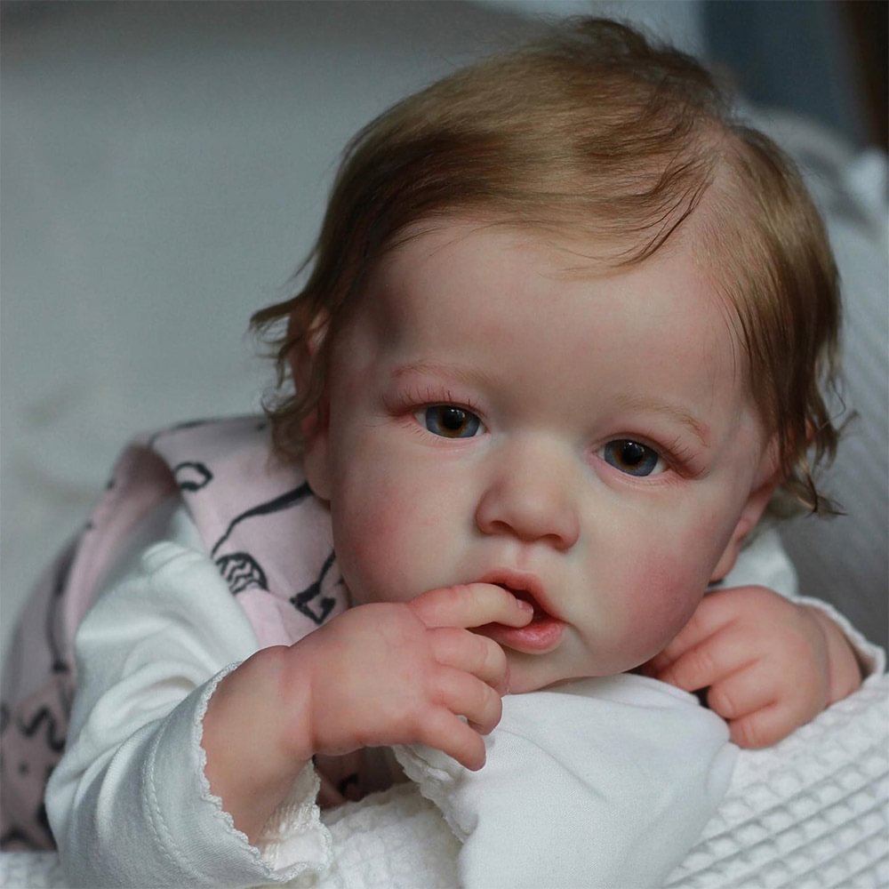 [NEW!] 20'' Reborn Girl Baby Doll Alexandra, Toddler Babies Unique Gift Set for Loved One with "Heartbeat" and Sound