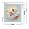 Fille ange-spécial forme diamant peinture-30 * 30cm