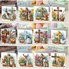 12PCS Diamond Painting Easter Cross Greeting Card Kit for Birthdays Thanksgiving & Special Occasion