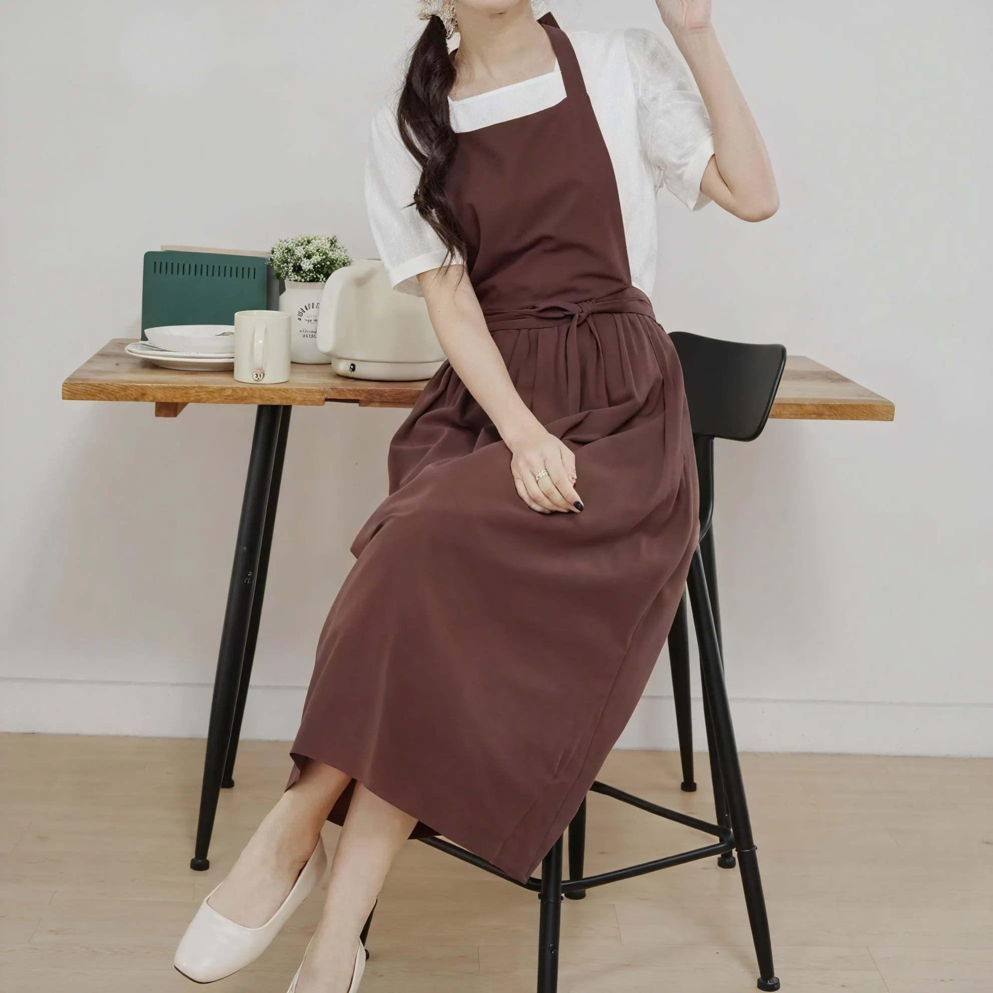 Damen Kleid – Ärmellos, Taillengürtel, Taschen, Vielseitig-83947-3d4da888-f504-40ca-8935-b4b7508dccd2