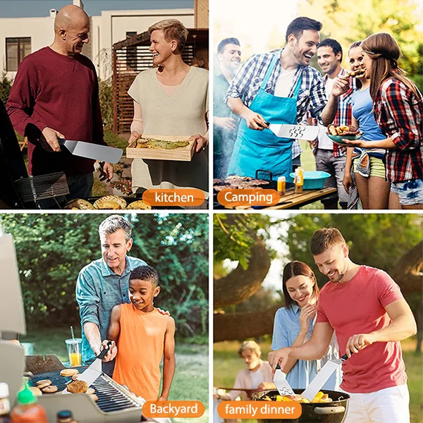 SAKER® BBQ Spatula and Holder Set