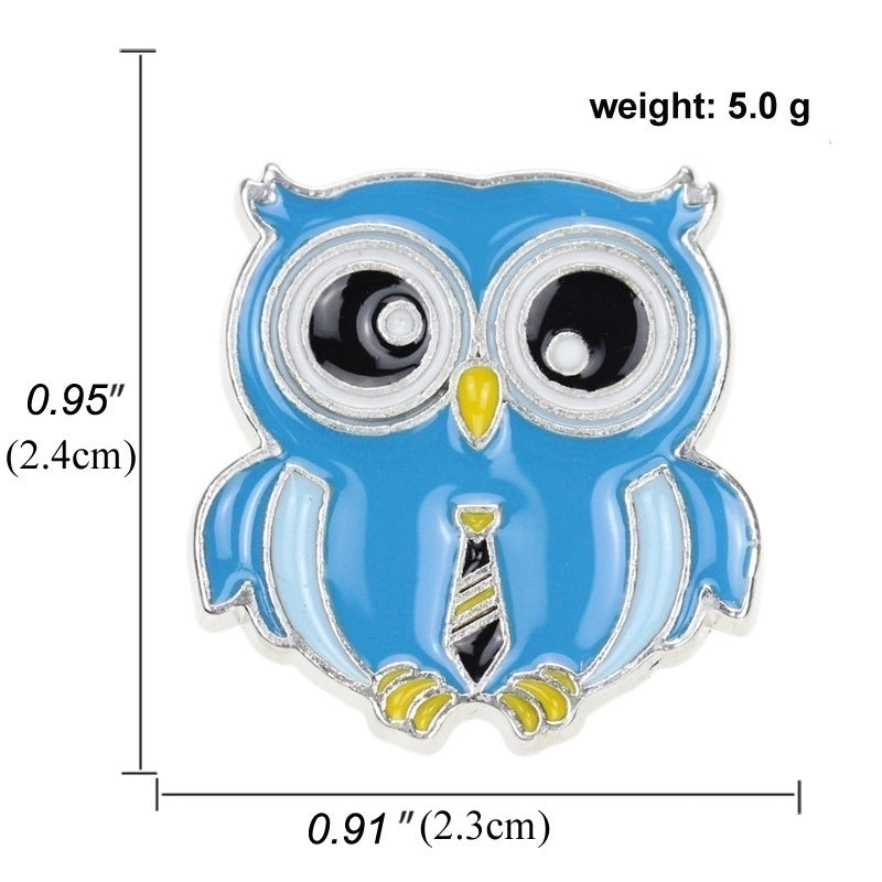 Cartoon Style Pin Animal Alloy Plating No Inlaid Unisex Brooches