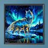 Diamond Painting -DIY Round Drill Starlight Wolf(40x40cm)