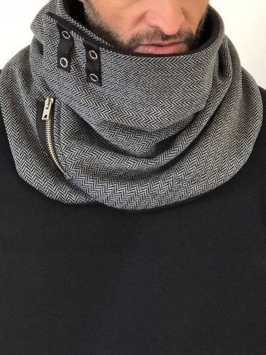 Men's warm scarf