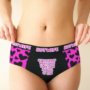 Return Me Full Of Cum Panties For Hotwife, Sexy Panty, Hotwife Lingerie,  Fetish Wear, Kinky Swingers Clothing, Erotic Panties For Wife