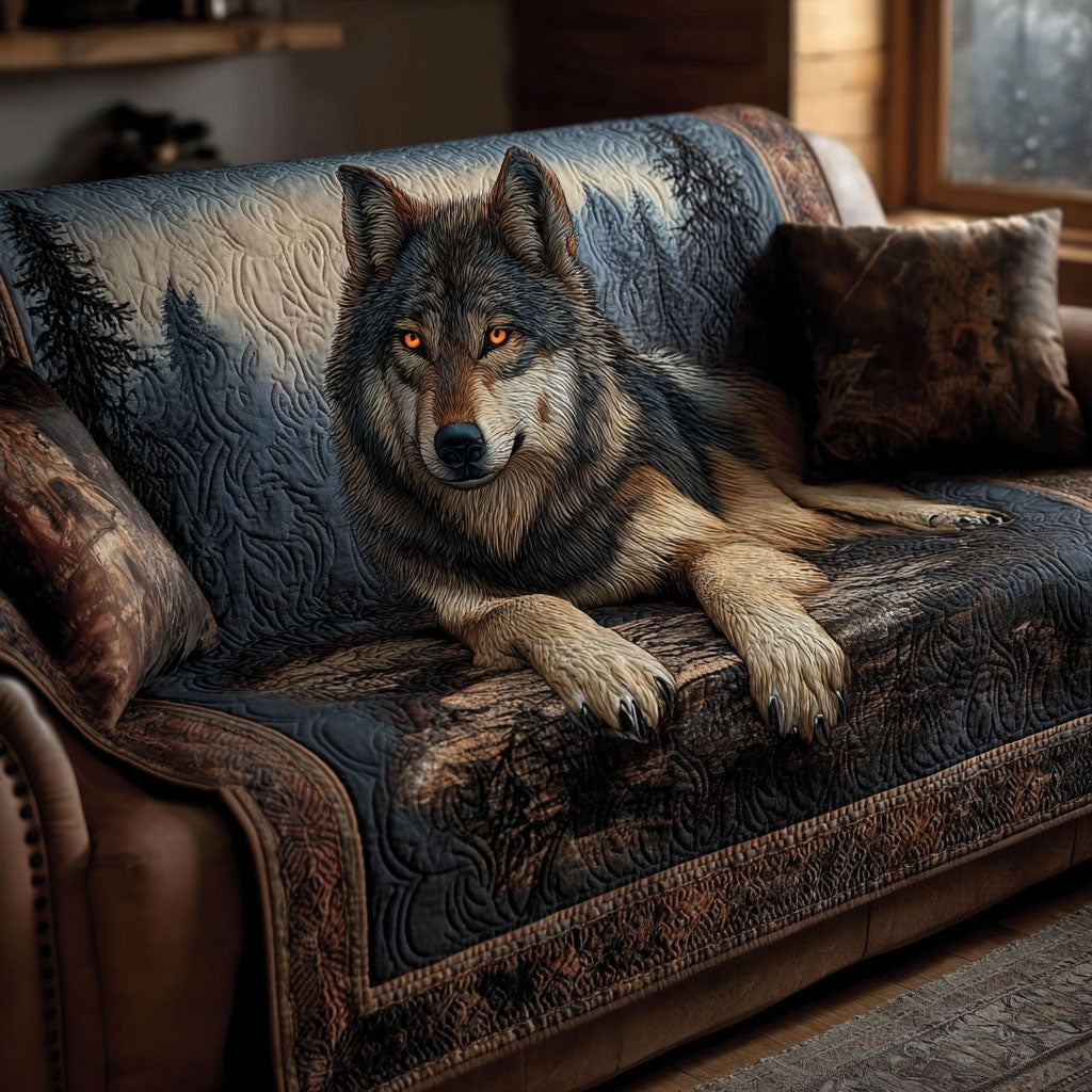 Wolf Quilted Sofa Cover NCU0VT328 everthome