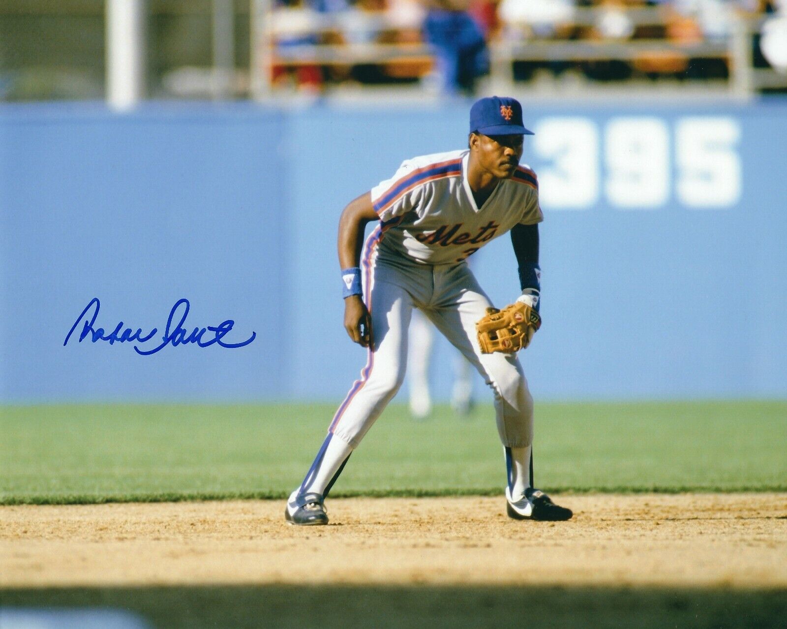 Signed 8x10 RAFAEL SANTANA New York Mets Autographed Photo Poster painting - COA