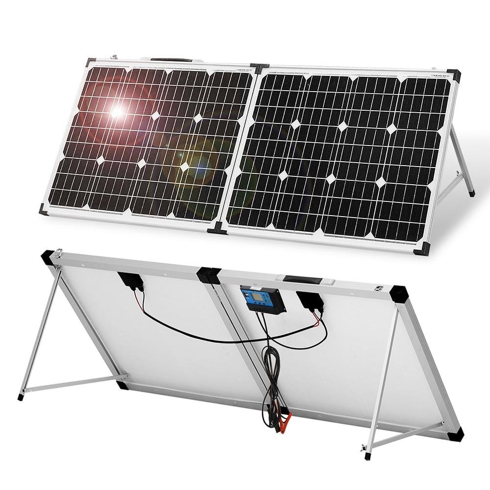 100W 12V Waterproof Solar Kits Panel Solar For Home Caravan Camping Travel