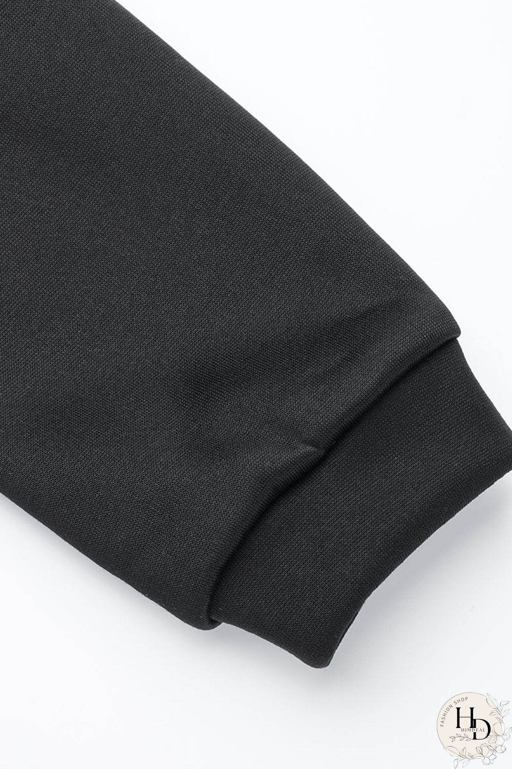 Black Fashion Casual Letter Print Basic Hooded Collar Plus Size Two Pieces